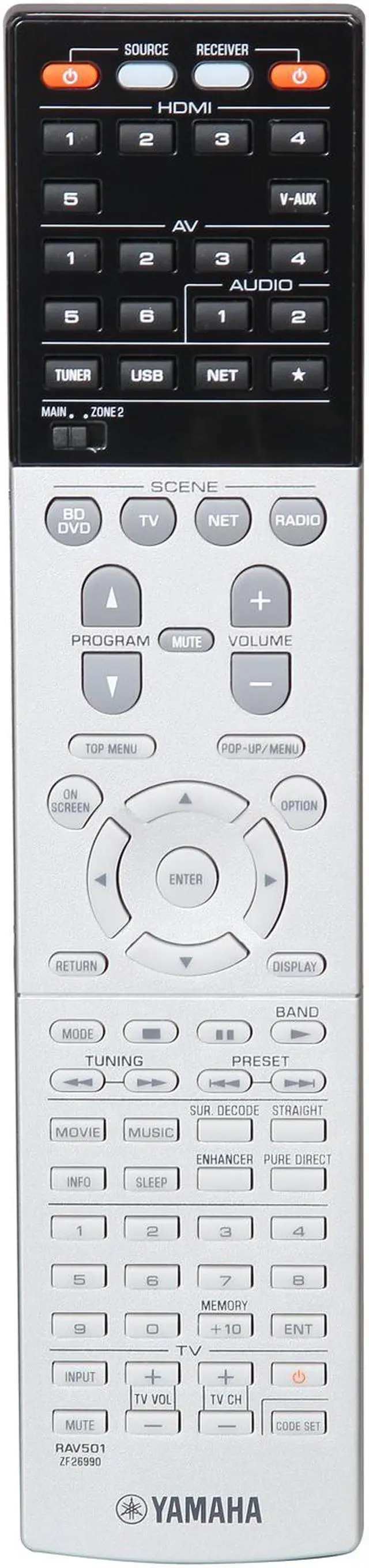 Alt view image 5 of 6 - Yamaha RX-V675 7.2 Channel Network AV Receiver