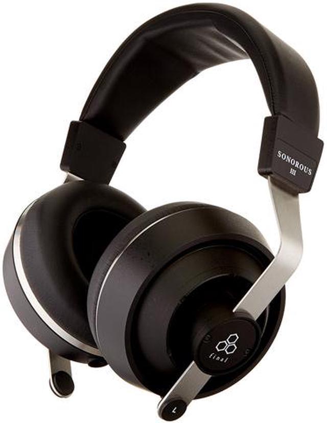 Final Audio Design Sonorous III High Resolution Over-Ear Headphones, Black,  FI-PA3BD