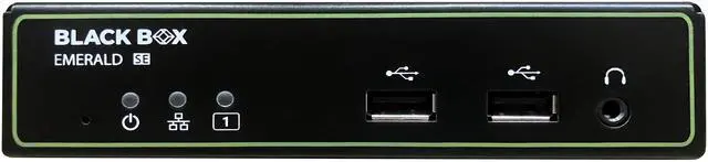 Main image of Black Box Emerald SE KVM-over-IP Receiver - Single-Monitor, DisplayPort Single-Head Transmitter (EMD2000SE-DP-R)