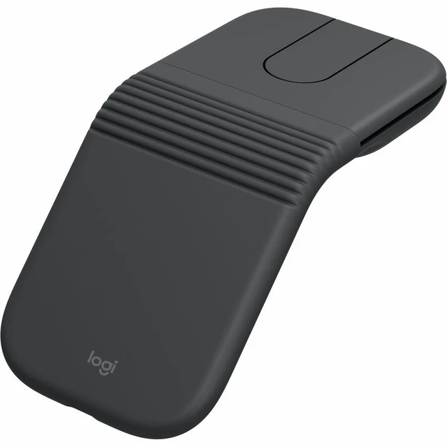 Alt view image 3 of 8 - Logitech Mobi Fold - Ultra-Portable Travel Mouse - Small and Light - Touch Scroll - Quiet Clicks - 4K DPI - Bluetooth - Graphite - 910-007601