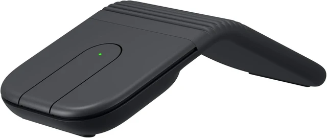Main image of Logitech Mobi Fold - Ultra-Portable Travel Mouse - Small and Light - Touch Scroll - Quiet Clicks - 4K DPI - Bluetooth - Graphite - 910-007601