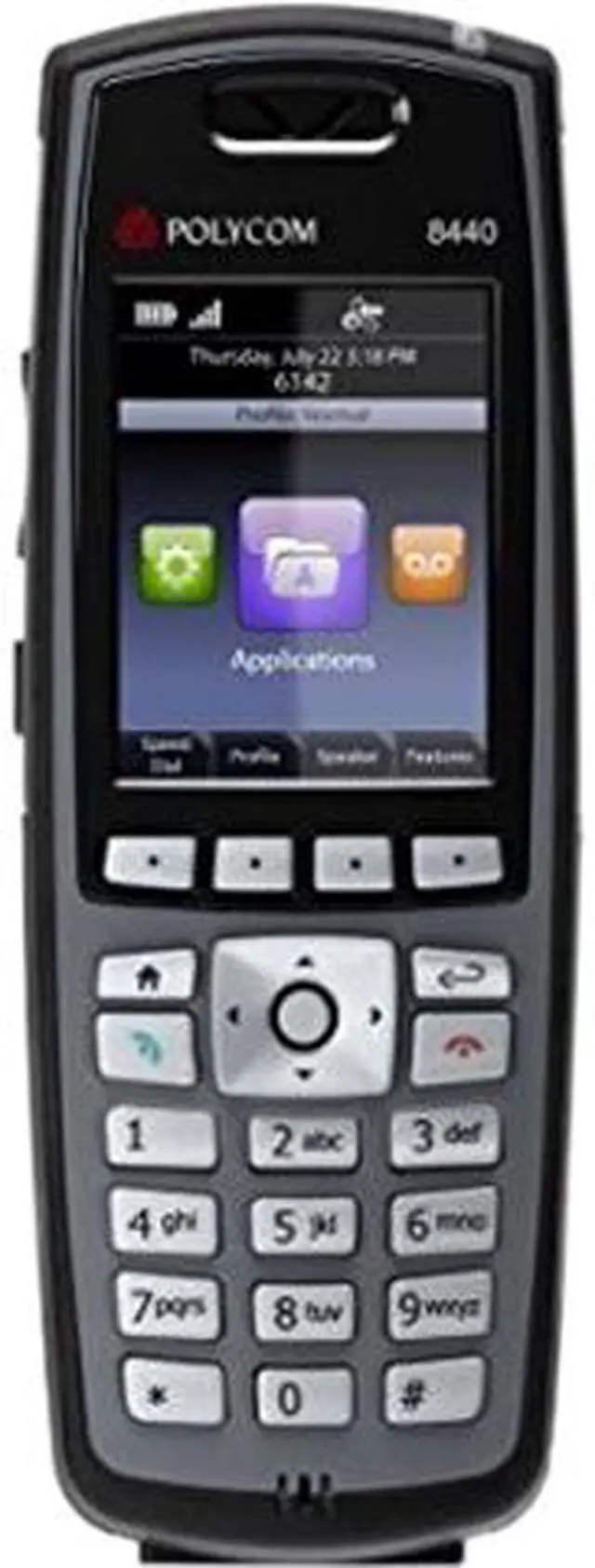 Main image of SpectraLink 2200-37150-001 8440 Handset, Black (No power supply, cradle or cable is included)