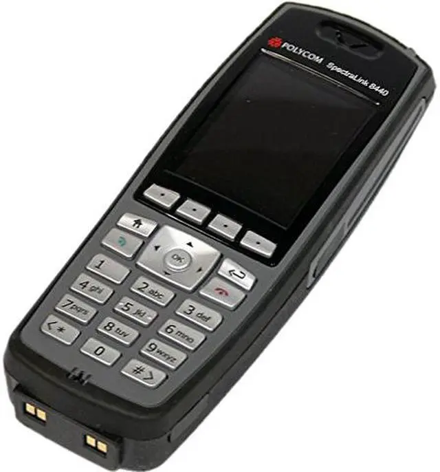 Alt view image 2 of 2 - SpectraLink 2200-37150-001 8440 Handset, Black (No power supply, cradle or cable is included)