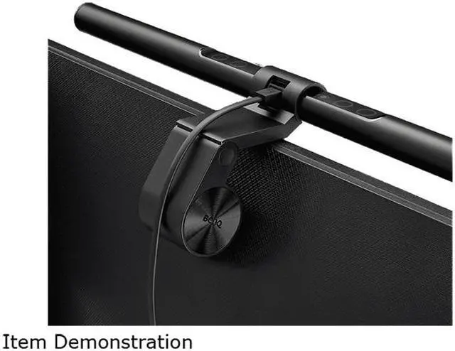 Alt view image 3 of 7 - BenQ e-Reading LED Task Lamp with Auto-Dimming,Hue Adjustment, Eye-care, No Screen Glare or Flicker, Matte Black USB Powered Office Lamp