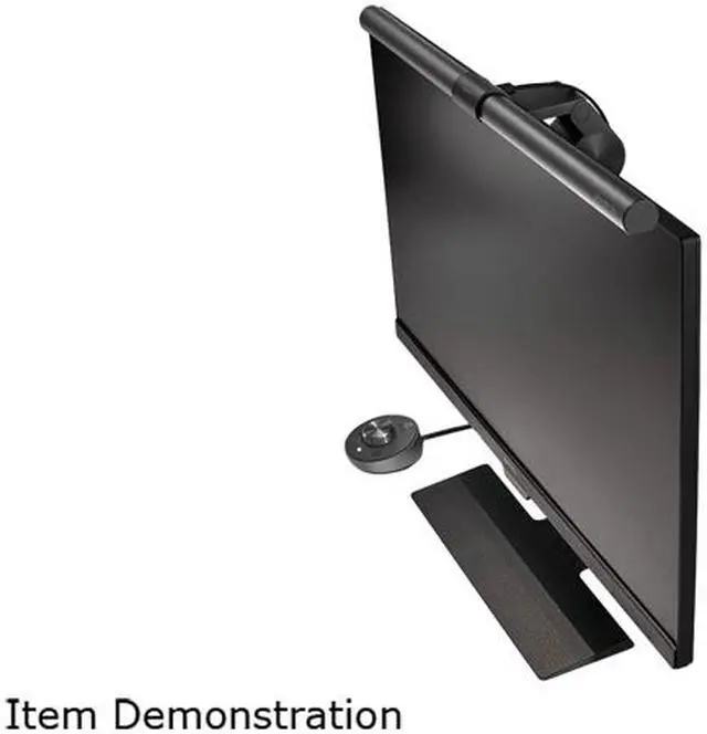 Alt view image 7 of 9 - BenQ ScreenBar Plus, e-Reading LED Task Lamp, Auto Dimming, Clip Works with most Monitors, Zero Reflection Glare off the Screen