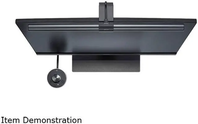 Alt view image 8 of 9 - BenQ ScreenBar Plus, e-Reading LED Task Lamp, Auto Dimming, Clip Works with most Monitors, Zero Reflection Glare off the Screen