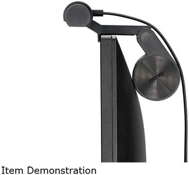 Alt view image 9 of 9 - BenQ ScreenBar Plus, e-Reading LED Task Lamp, Auto Dimming, Clip Works with most Monitors, Zero Reflection Glare off the Screen