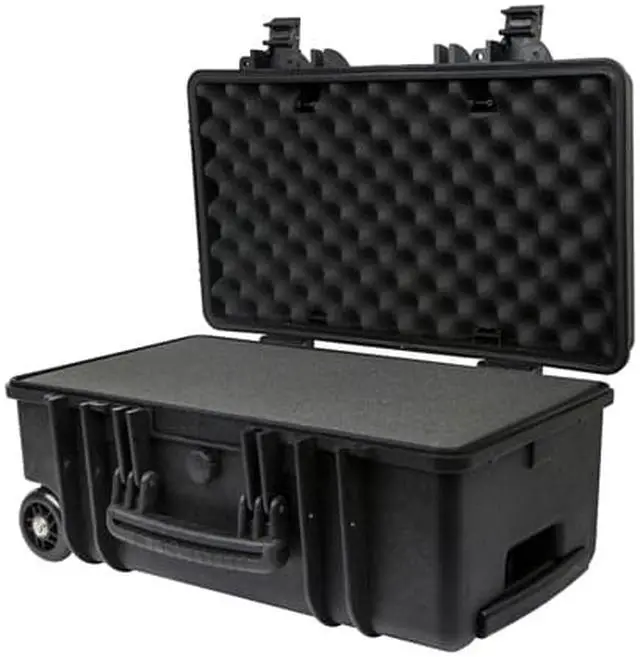 Alt view image 3 of 6 - Monoprice Weatherproof Hard Case - 22in x 14in x 10in With Customizable Foam, Shockproof, IP67, Customizable Name Plate