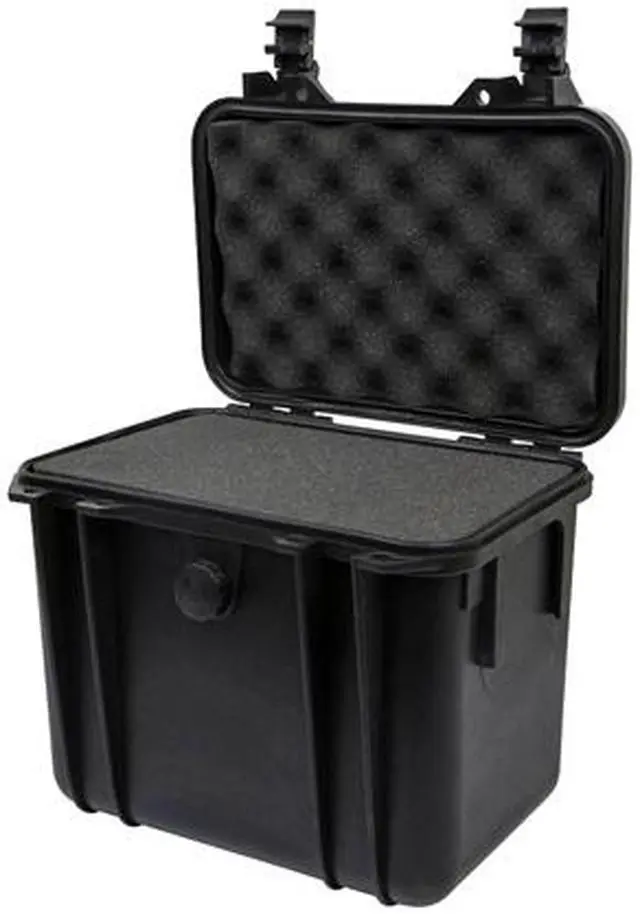Alt view image 3 of 5 - Monoprice Weatherproof Hard Case - 11in x 8in x 10in With Customizable Foam, Shockproof, IP67, Customizable Name Plate