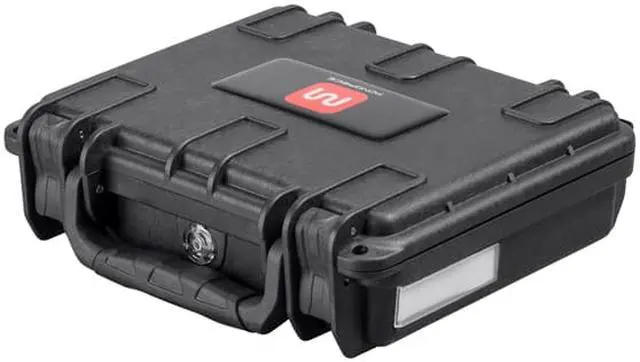 Alt view image 2 of 6 - Monoprice Weatherproof Hard Case - 7 x 6 x 2 in With Customizable Foam, Shockproof, Customizable Name Plate