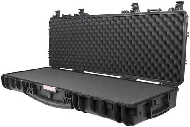 Alt view image 3 of 6 - Monoprice Weatherproof Hard Case - 47in x 16in x 6in With Wheels and Customizable Foam, IP67, Shockproof, Customizable Name Plate