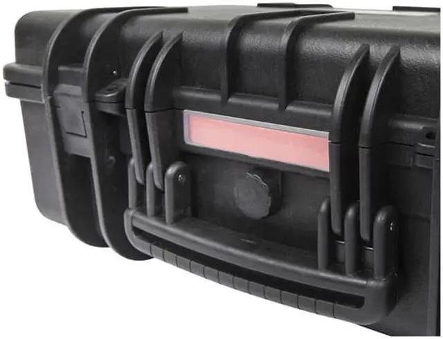 Alt view image 6 of 6 - Monoprice Weatherproof Hard Case - 22in x 14in x 8in With Customizable Foam, IP67, Shockproof, Customizable Name Plate