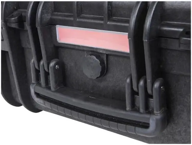 Alt view image 6 of 7 - Monoprice 18.86" x 16.34" x 8.54" Weatherproof Polypropylene Case With Customizable Foam Black 110622