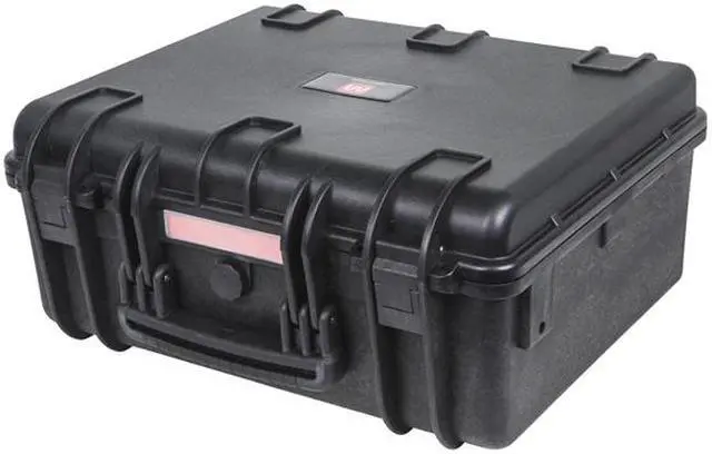 Alt view image 2 of 7 - Monoprice 18.86" x 16.34" x 8.54" Weatherproof Polypropylene Case With Customizable Foam Black 110622