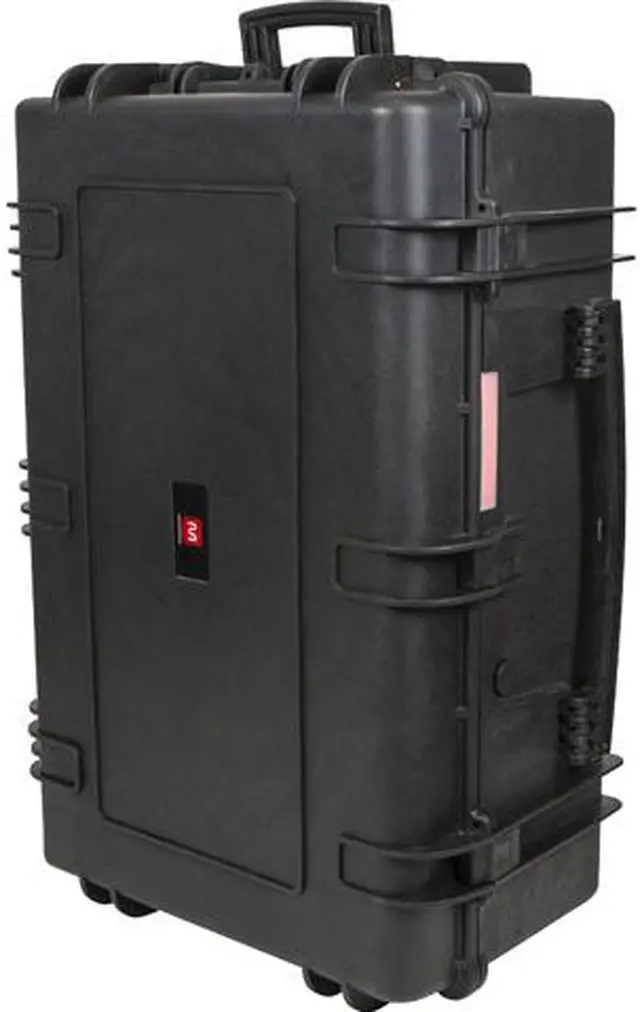 Main image of Monoprice Weatherproof Hard Case - 33in x 22in x 13in With Wheels and Customizable Foam, IP67, Shockproof, Customizable Name Plate