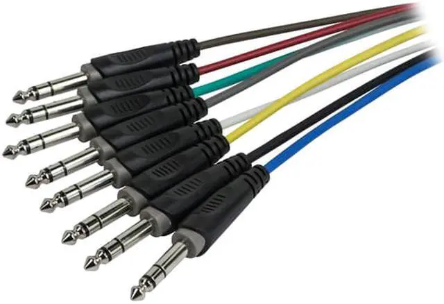 Alt view image 3 of 4 - Monoprice 8-Channel 1/4 Inch TRS Male to 1/4 Inch TRS Male Snake 26AWG Cable C/d - 20 Feet With 8 Balanced Mono / Unbalanced Stereo Lines