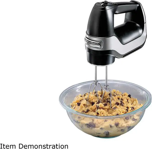 Alt view image 2 of 7 - hamilton beach 62651 professional 5 speed hand mixer, standard, black