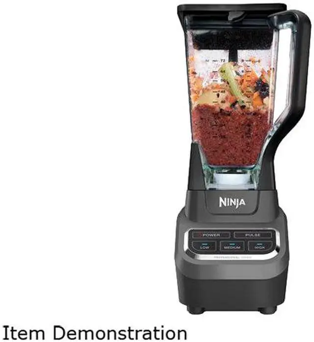 Alt view image 3 of 4 - Ninja BL610 Professional Blender, 1000-Watt, Black (Certified Refurbished)