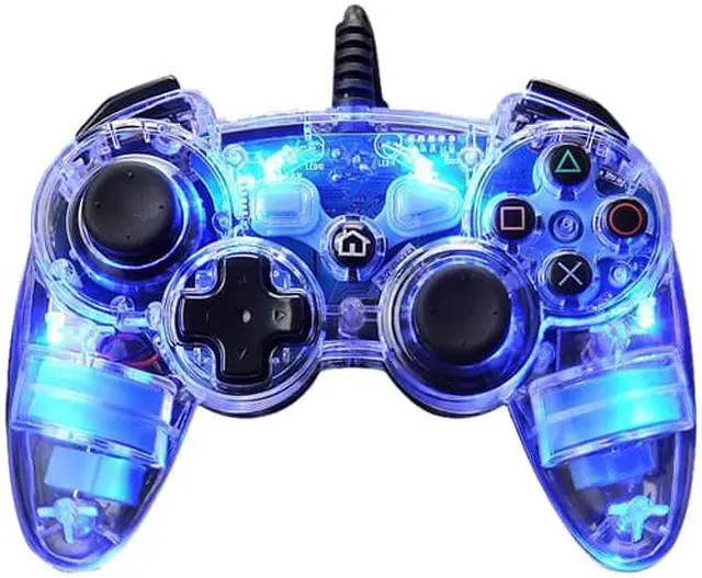 Alt view image 2 of 7 - PS3 Afterglow Pro Controller Playstation 3 After Glow in the Dark Control Pad (Asst. Color)