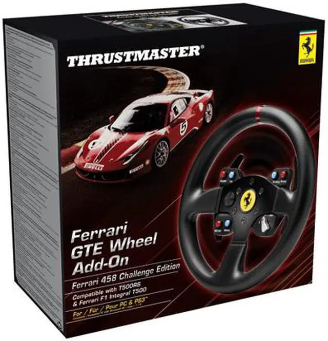 Alt view image 4 of 4 - Thrustmaster Ferrari 458 Challenge Wheel Add-on