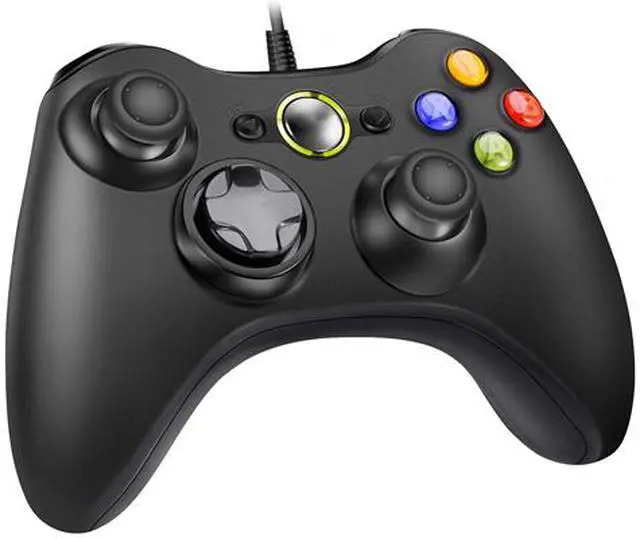 Alt view image 2 of 5 - CORN USB Gamepad for Xbox 360 Wired Gaming Controller, Joypad with Shoulders Buttons, for Microsoft Xbox360/Xbox 360 Slim/PC Windows 7 8 10 Game (Not Official Controller)