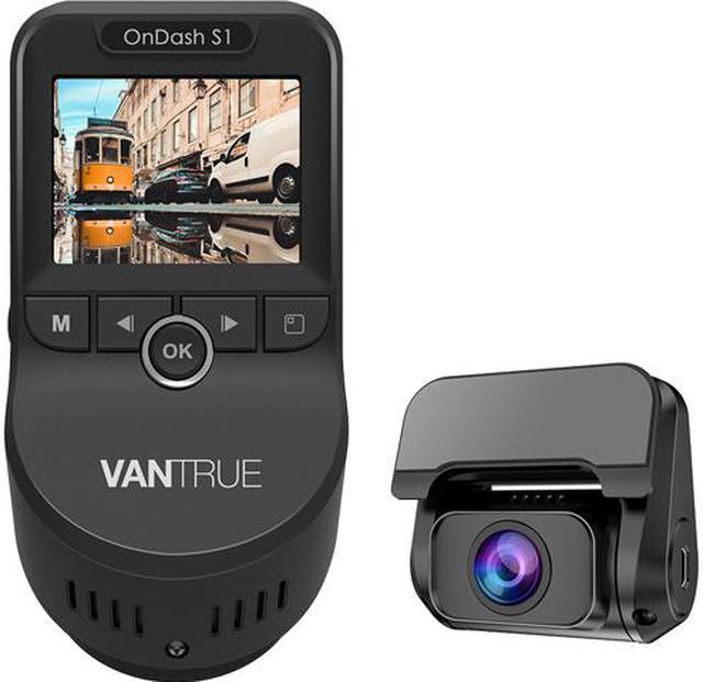 Vantrue S1-G Dual 1080P FHD Dash Cam Front and Rear Super Capacitor Dash  Camera 2 inch LCD 2880x2160P Single Front Discreet Car Camera with Built in