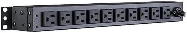 Alt view image 3 of 4 - CyberPower Metered PDU15M2F10R 12-Outlets PDU