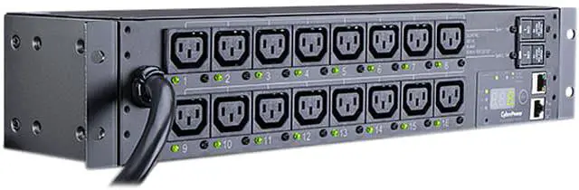 Main image of CyberPower Switched PDU RM 2U PDU30SWHVT16FNET 30A 16-Outlet