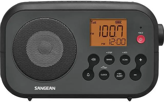 Main image of Sangean PR-D12 PR-D12 AM/FM NOAA Weather Alert Digital Tuning Portable Radio