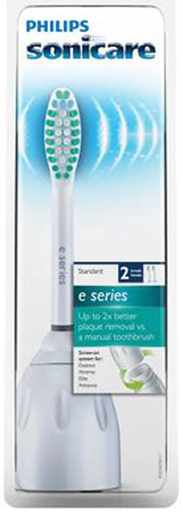 Alt view image 5 of 5 - Philips Sonicare HX7022/64 E-Series Standard Brush Heads, 2 count
