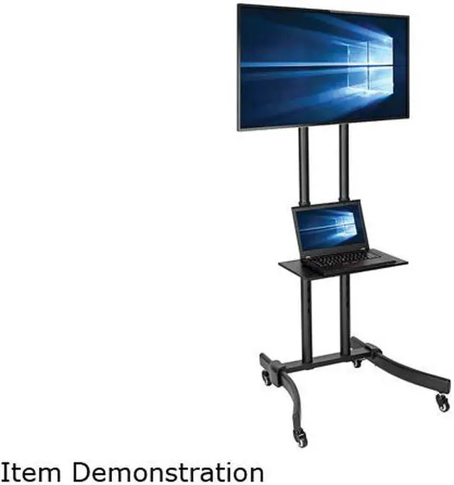 Alt view image 6 of 6 - Tripp Lite Tv Mobile Flat-Panel Floor Stand Cart Height Adjustable Lcd- 37" To 70" Tvs And Monitors
