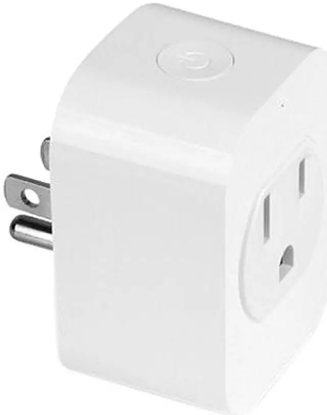 Alt view image 2 of 3 - Aluratek (ASHP01F) Eco4life Wi-Fi Smart Plug Outlet, No Hub Required, Works with Alexa, Google Assistant, and IFTTT