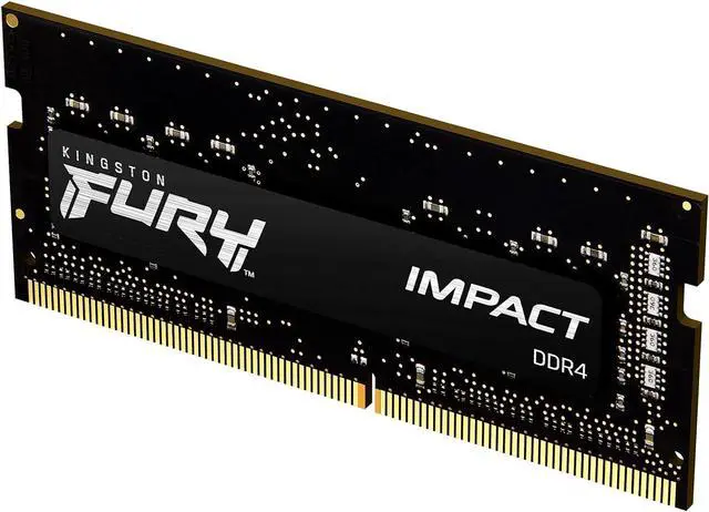 Alt view image 2 of 3 - Kingston FURY Impact 32GB (1 x 32GB) 260-pin SO-DIMM DDR4 3200 MHz CL20 Black Memory (KF432S20IB/32)