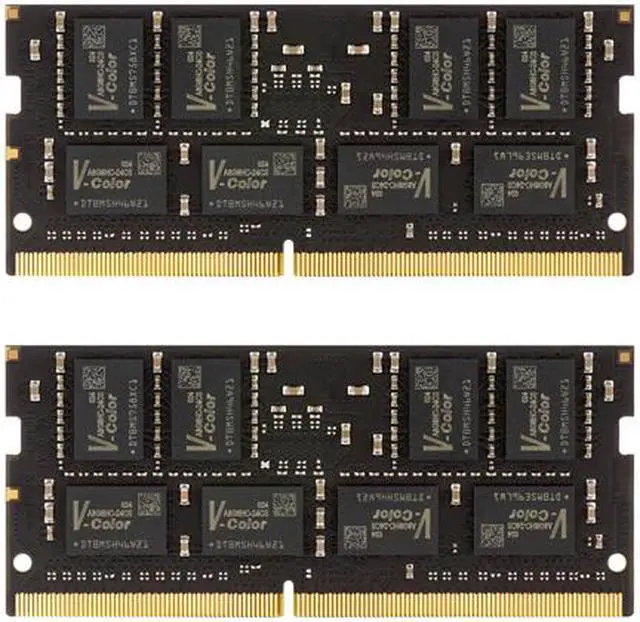 Alt view image 2 of 4 - v-color DDR4 32GB (2x16GB) 2400MHz (PC4-19200) SO-DIMM SK Hynix IC Laptop Memory Model TN416G24D817-VC
