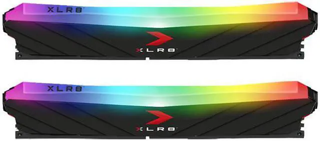 Alt view image 4 of 8 - PNY XLR8 Gaming EPIC-X RGB 32GB (2 x 16GB) DDR4 3200MHz 288-pin DIMM Memory Kit MD32GK2D4320016XRGB