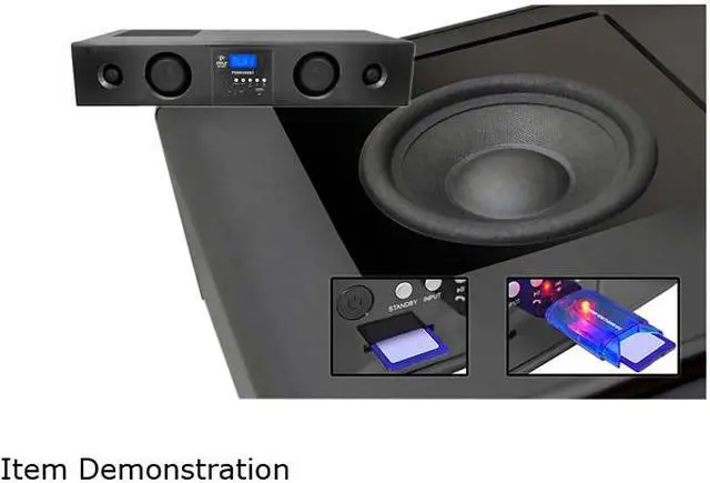 Alt view image 3 of 5 - Pyle PSBV200BT 24" 300W Bluetooth 3D Dolby 5.1 Soundbar Speaker System w/Remote