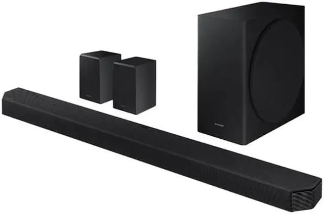 Alt view image 2 of 7 - Samsung HW-Q950T 9.1.4 Channel Soundbar with Dolby Atmos and DTS:X (2020)
