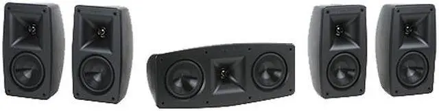 Alt view image 2 of 8 - Klipsch - Quintet V 5.0-Channel Home Theater System - Black