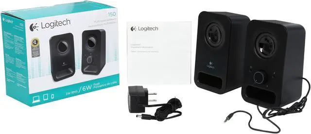 Alt view image 6 of 6 - Logitech Multimedia Speakers Z150 with Stereo Sound for Multiple Devices, Black