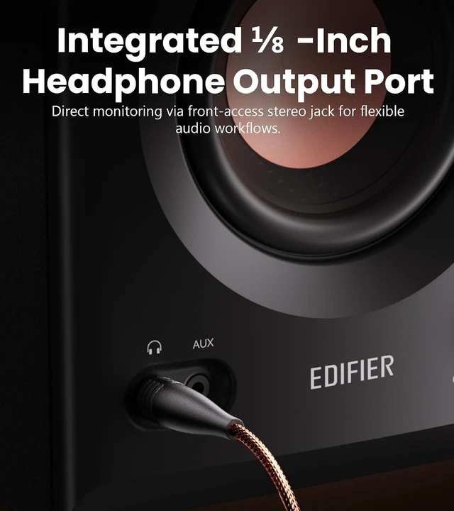Alt view image 9 of 11 - Edifier MR5 Studio Monitor 2.0 Speaker System White