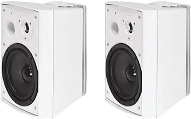 Main image of OSD Audio BTP-650 Outdoor Patio Speaker Wireless Bluetooth Pair, White