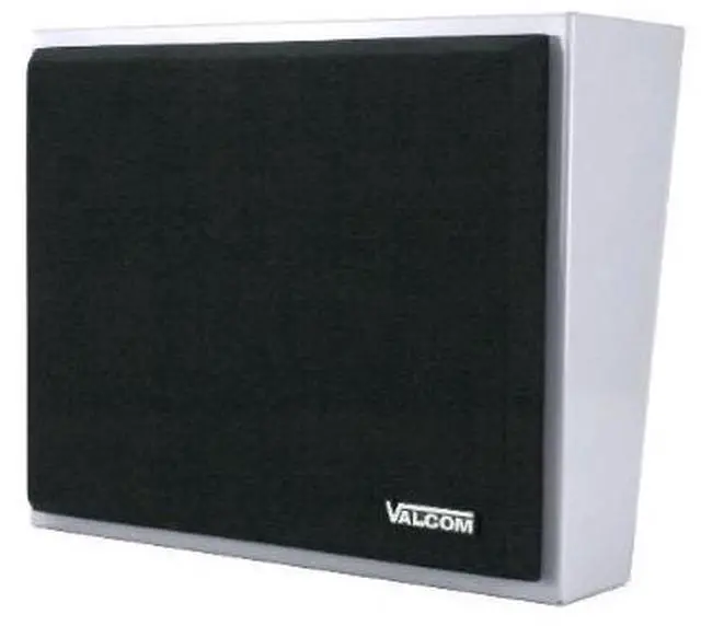 Main image of Valcom VIP-410A-IC IP Metal Wall Speaker - One-Way - Gray with Black Grille