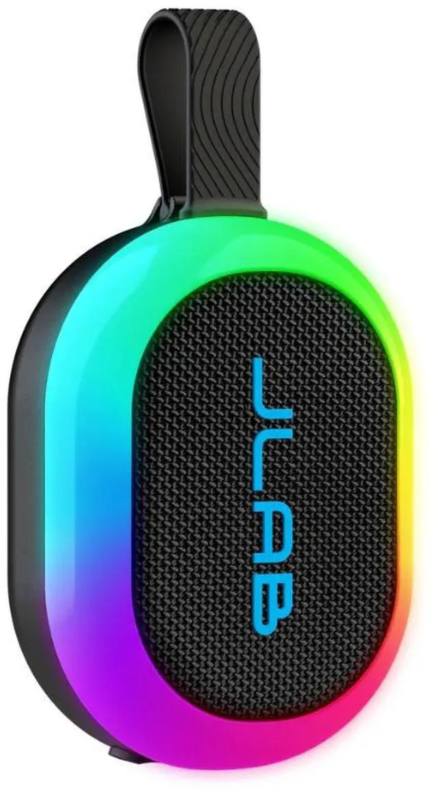 Main image of JLab Pop Party Portable Bluetooth Speaker System - 5 W RMS - Black - 100 Hz to 20 kHz - Battery Rechargeable