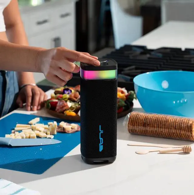 Alt view image 2 of 7 - JLab JBuds Party Portable Bluetooth Speaker System - 30 W RMS - Black - 60 Hz to 20 kHz - Battery Rechargeable