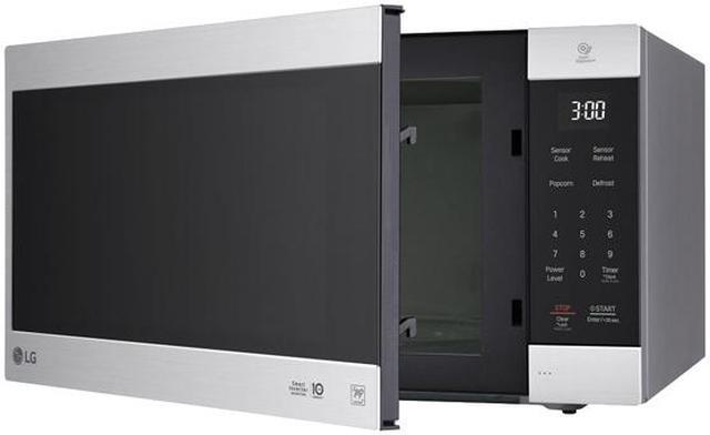 Alt view image 4 of 7 - LG LMC2075ST NeoChef 2 Cu. Ft. 1200W Countertop Microwave in Stainless Steel
