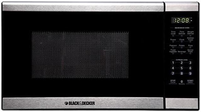 Black & Decker Counter Top Microwave Oven 0.7 cu. ft. 700 Watts Stainless  Steel EM720CPT 