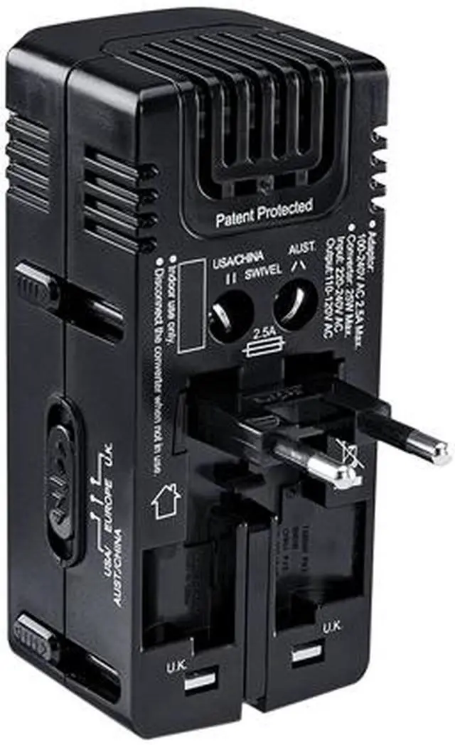 Alt view image 4 of 5 - TRAVEL ADAPTER 100-240V IN/OUT