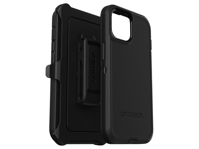 OtterBox Defender Series Case For IPhone 15 Pro Max – Black With Holster