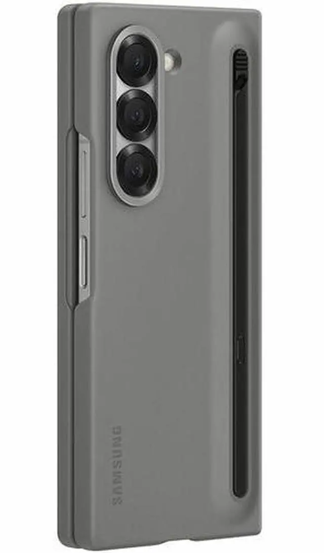 Alt view image 2 of 3 - Samsung Galaxy Z Fold6 S Pen Case - For Samsung Galaxy Z Fold6 Smartphone - Gray  EF-OF95PCJEGUS