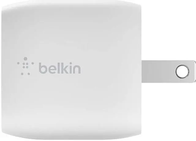 Alt view image 2 of 4 - Belkin 30W USB-C Wall Mount GaN Charger PD Power Delivery for iPhone Fast Charger, MacBook Pro Charger, iPad Pro, Pixel, Galaxy, and More (WCH001DQWH)